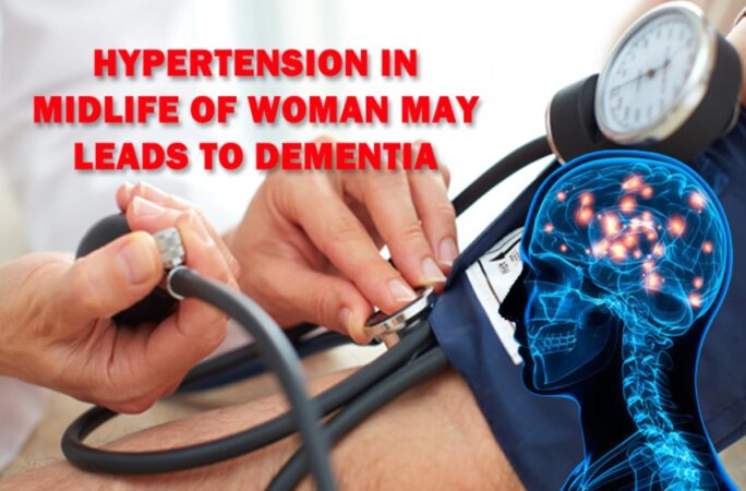 Hypertension in Midlife of woman may leads to dementia